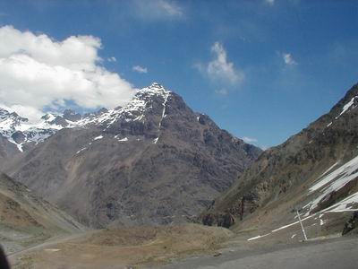 Cruce terrestre - Cordillera de los Andes